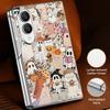 Pumpkin Lantern Ghost Halloween Case For Samsung Galaxy Z Fold 8 Ultra 7 6 5 4 Z Fold8 Fold7 Fold6 Fold5 Luxury Plating Leather Skin Phone Cover