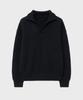 NOIRER Oversized Heavy Polo Knit (Black)