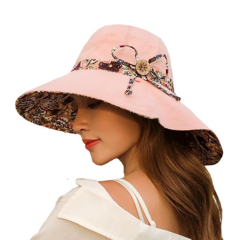 Breitkrempiger Sonnenhut im koreanischen Stil: Trendiges, vielseitiges Sommeraccessoire für Damen