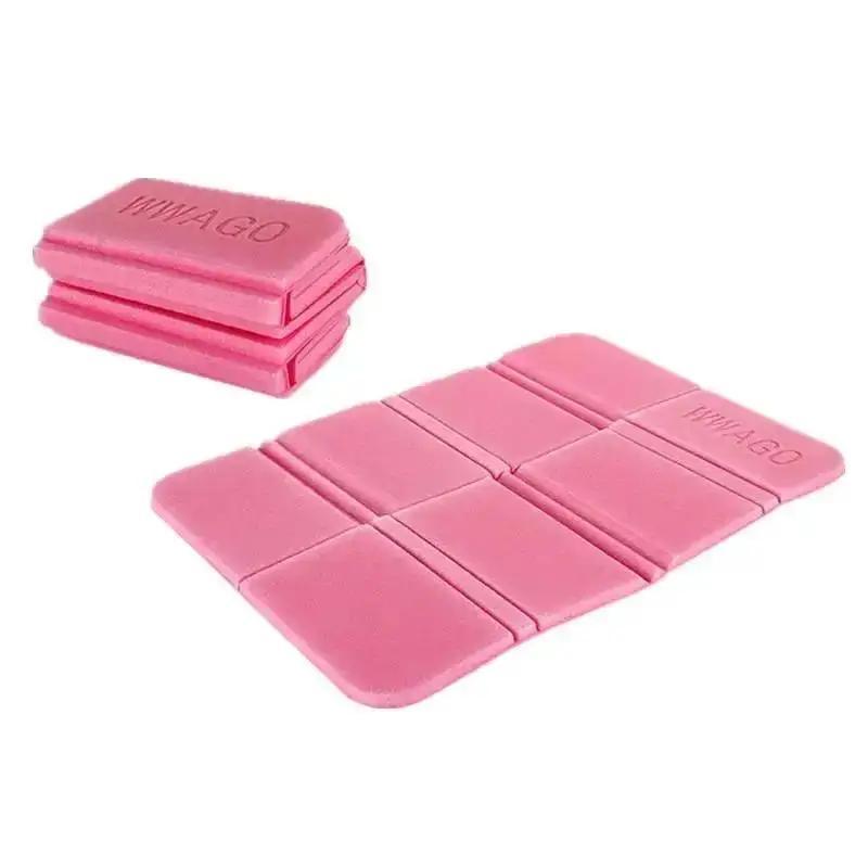 1 Pcs Foam Hiking Camping Cushion Damp Proof Cushion Folding Cushion Outdoor Moisture-proof Cushion Folding Stool Portable розовый