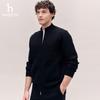 HAZZYS Men's Casual Stand-Collar Wool-Blend Cardigan