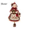 Landhaus-Urlaubsdekoration Handgefertigt Glücksbringer Oma Ornament, Vintage Winter Oma Hängeanhänger Weihnachtsdekorationen mit Korb, Sentimental