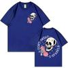 Funny Skeleton Pump Cover Tshirts Men Women Clothing Gothic Fashion Short Sleeve Tshirt High Quality Cotton Oversized T Shirt
