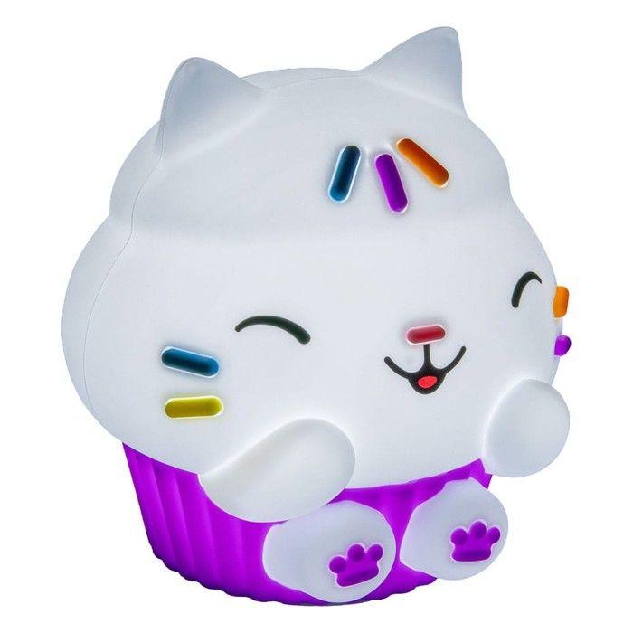 Paladone Products - Gabby et la Maison magique - Lampe Squishy Glo Cakey Cat 15 cm