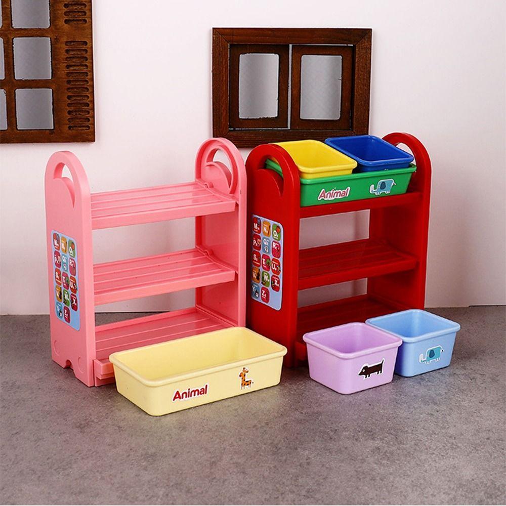 1/6 Scale Dollhouse Miniature Storage Rack Doll Scene Decoration Toy  Miniature Display