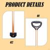 Cart Trolley Handle Aluminum Alloy Replacement Accessories Shopping