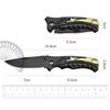 New Fine Stainless Steel Folding Pocket Knife with Sharp Edge Multifunctional Utility Tool for Camping BBQ and Outdoor Survival