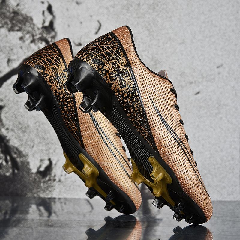 Men Soccer Shoes Kids Football Boots Women Professional Soccer Cleats Antiskid Low Top TF/FG Athletic Sports Football Shoes