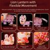 Waterproof Lion Dance Lantern Ancient Style Luminous Lantern Portable Lantern  Kids Craft