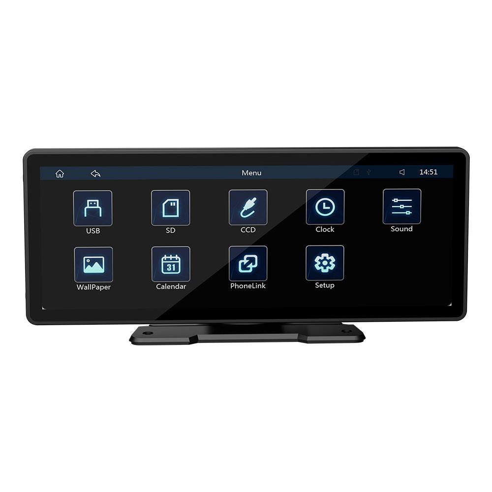 Universal 9.3" Car Monitor Touch Screen Multimedia Player For Wireless Carplay