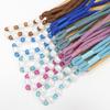 2Pcs Curtain Tiebacks with Pearls, Handmade Decorative Curtain Holdbacks Rope, Outdoor Farmhouse Tie Backs for Curtains, Curtain Holders for Drapes