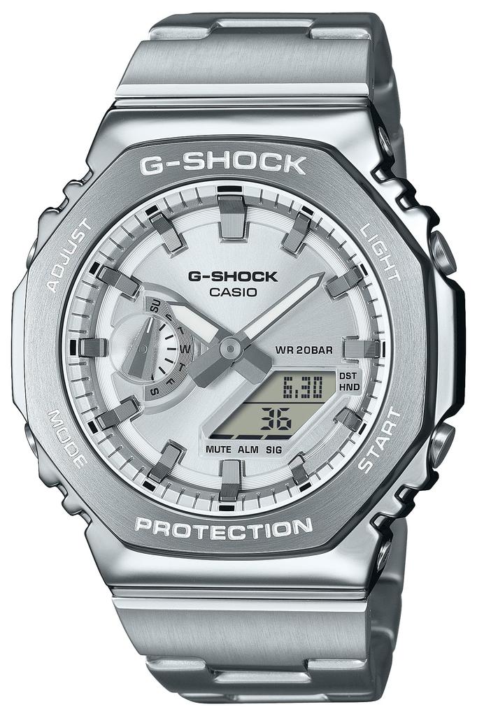 Watch Metal Bezel Band Model Silver [Casio] G-Shock [] GM-2110D-7AJF Men's