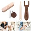 Seam Roller, Wood Tailor Clapper Tool Seam Flattening Tool Accessory with Comfortable Handle for Quilting for Craftsmen