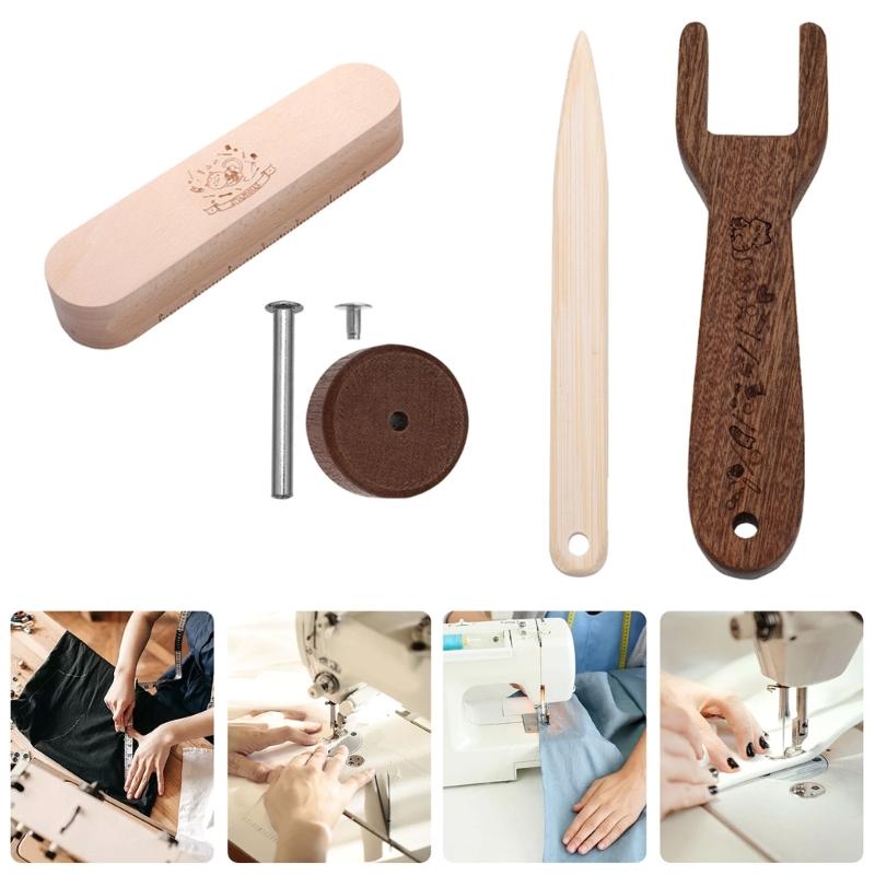 Seam Roller, Wood Tailor Clapper Tool Seam Flattening Tool Accessory with Comfortable Handle for Quilting for Craftsmen