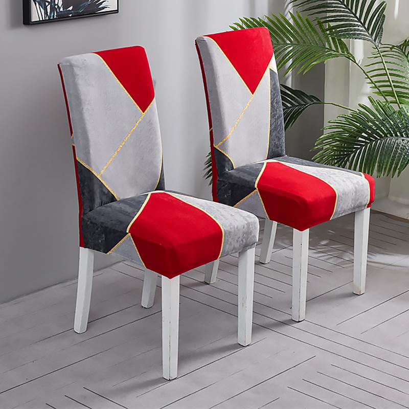 Chair Covers Set Of 1/2/4/6 Pcs, Parson Chair Slipcovers For Dining Room, Removable Kitchen Chair Cover For El And Ceremony