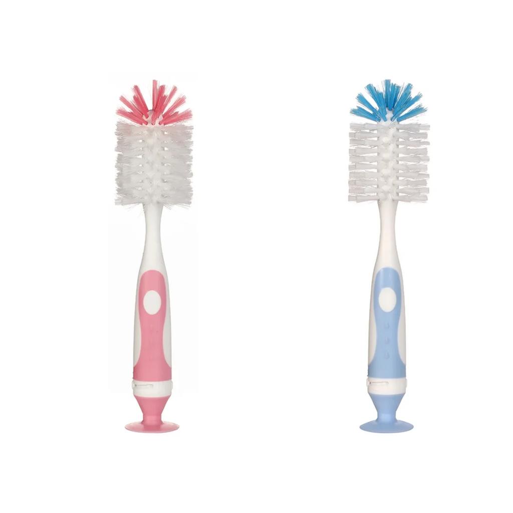 Baby Nylon Bottle Nipple Brush Cleaning Set Brush Cup Washing Brush Long Handle
