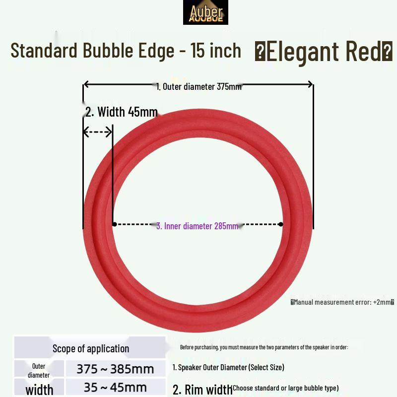 JBL Speaker Repair Foam Surround: Replacement Edge for 3/4/6/6.5/8/10/12 Inch Folding Ring