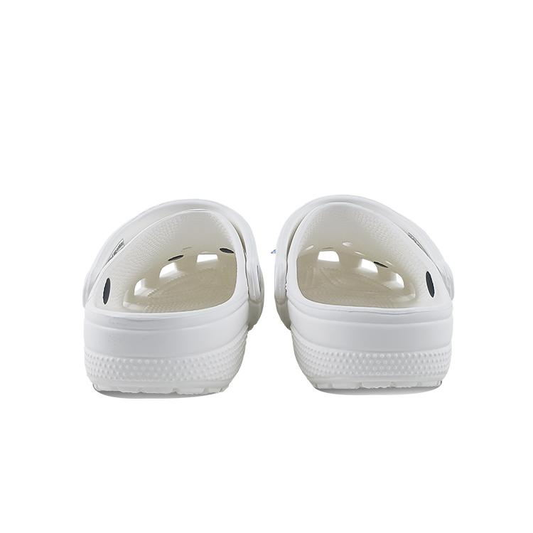 Crocs Classic Clog EVA Black Cat Small Fresh Fashion Cute Home Casual Beach School Style Hole Shoes Same for Men and Women White