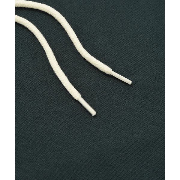 Covernat Letter Pattern Printed Spliced Drawstring Hoodie Men hoodies Green CO2303HDA1GN