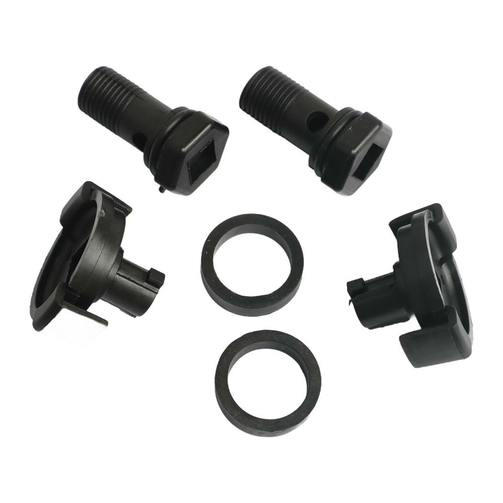 Set of 2 Transmission Oil Level Drain Plugs with Gaskets For Hyundai Santa Fe 2009-2023