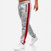 Men's Sports Trousers Zip Pockets Side-seamed Design Mid-rise Loose-fit Sports Trousers
