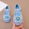 Girls' small leather shoes2026Spring and Autumn New Soft-Sole Rhinestone Princess Shoes for Little Girls, Soft-Soled Baby Shoes