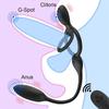 Retardant Ejaculation Delay Penis Ring Vibrating Cock Ring Sex Toys For Couple Wireless Double Couple Ring G-Spot Vibrator Toys for Adults 18
