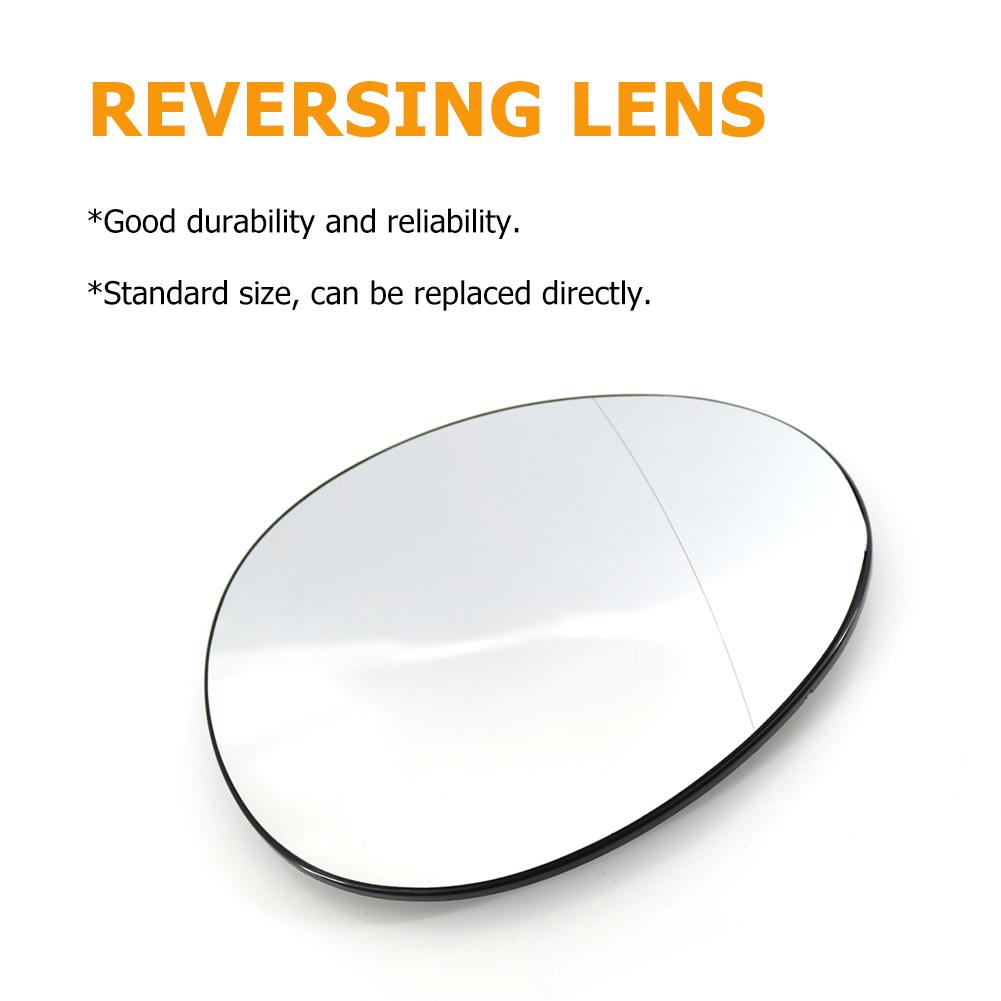 Rearview Mirror Heated Glass Lens Replacement for MK2 Mini R60 S/JCW/Countryman 2011-2016 Heated Side Rearview Mirror Glass