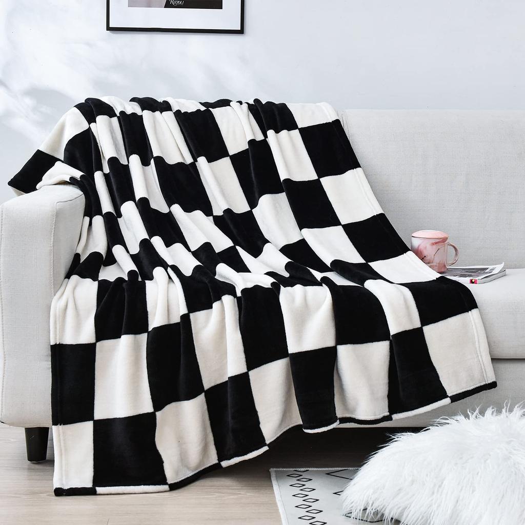 Bohemian Geometric Pattern Blanket Flannel Soft Comfortable Home Blanket Blanket Birthday Holiday Gift