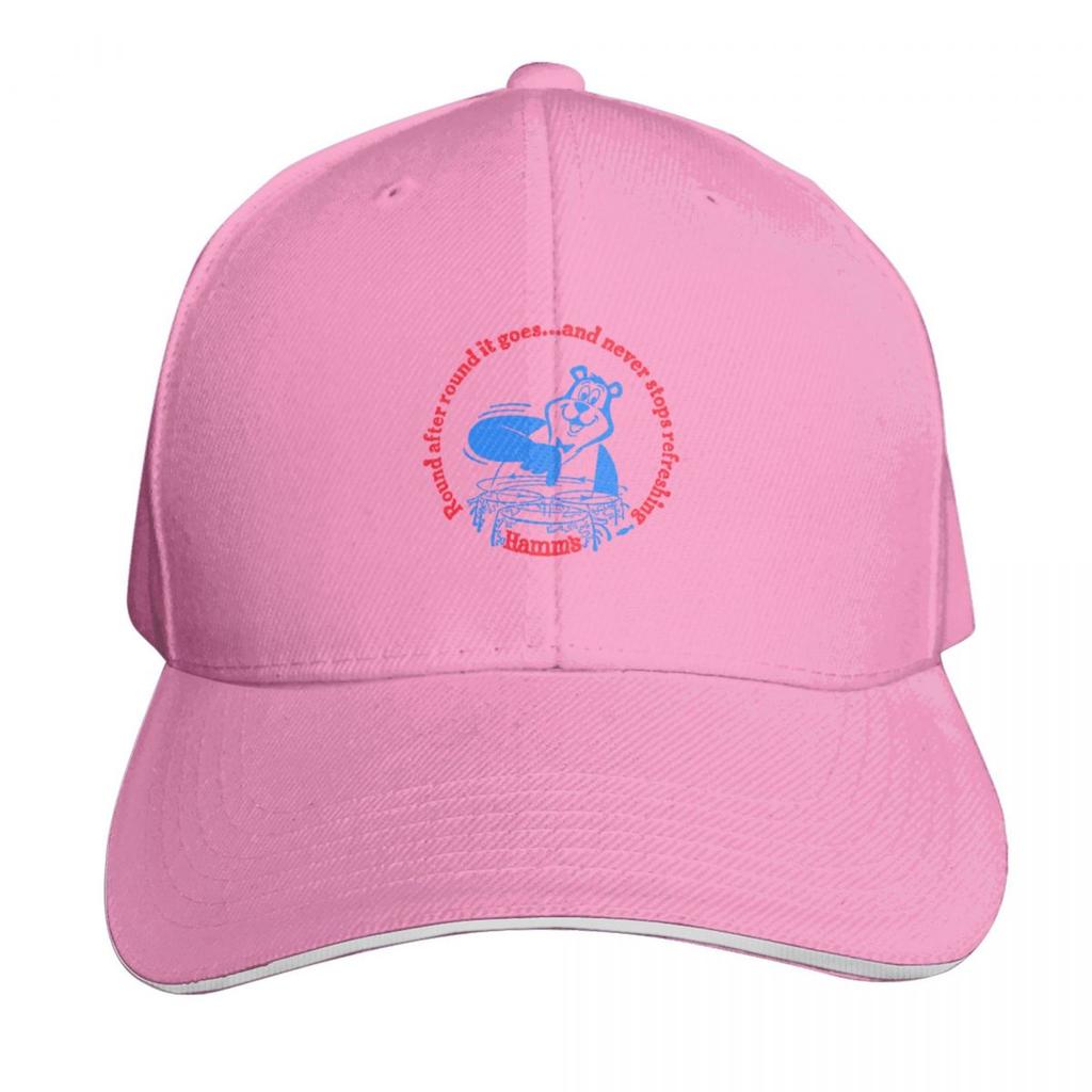 Hamms Beer  Vintage Beer Lover Gift Baseball Cap Big Size Hat Winter Hat Unisex Hat Sun Cap Golf Wear Unisex Womens