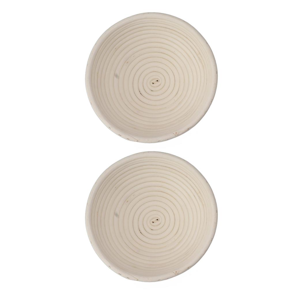 Runder Gärkorb mit Einlegetuch, Teig-Gärschale aus Rattan-Set für die Brotherstellung 20CM und