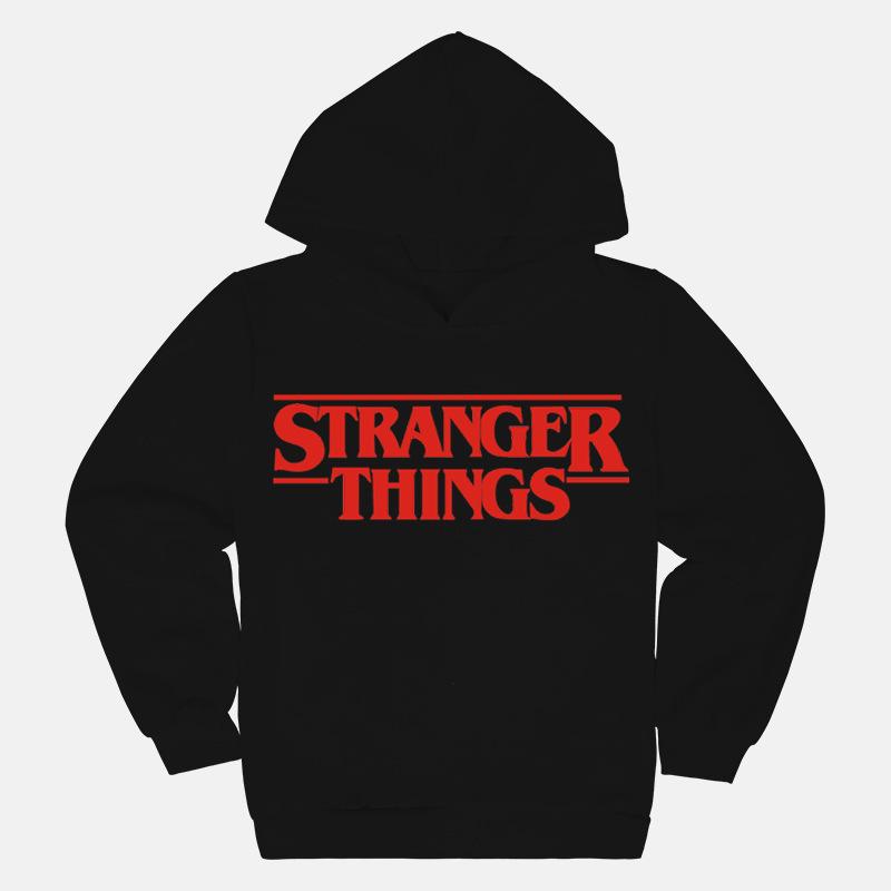 Детская толстовка с капюшоном с принтом Stranger Things весенне-осенняя кофта L 1490₽
