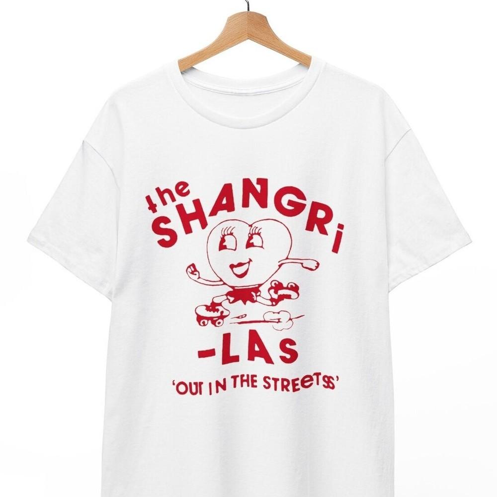 ГОРЯЧАЯ Футболка Shangri-Las, отпразднуйте ностальгию с культовой футболкой группы shangri-las, Уни Унисекс Футболка S
