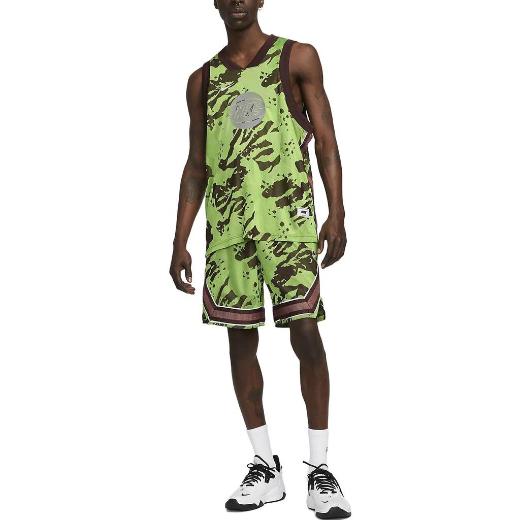 Nike Dri-FIT ADV Brand Logo Camouflage Letter Embroidery Tie-Dye Basketball Shorts Men Shorts Earth-Brown DX0330-227