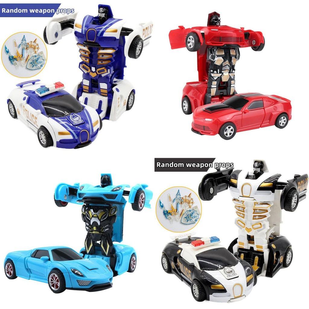 Educational 2in1 Deformation Car Toy No Battery Needed