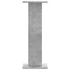 Supports de haut parleurs 2 pcs gris béton bois d ingénierie