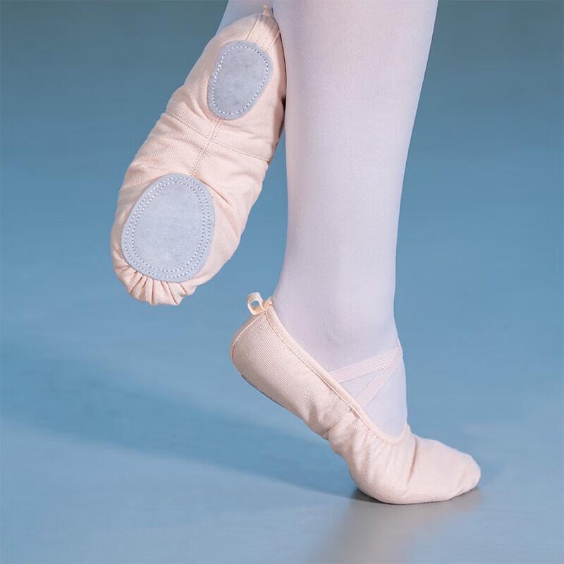 WEZHO Laceless Soft-Sole Ballet Dance Shoes