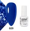 GELPOLISH Nail Art Set: Base, Top Coat, Transparent & White Gel Polishes