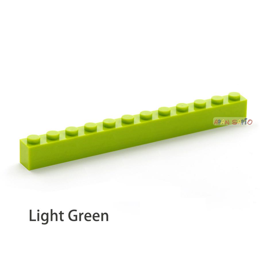100PCS 1x12 Dots DIY Building Blocks Thick Figures Bricks Educational Creative Compatible With 6112 Toys for Children