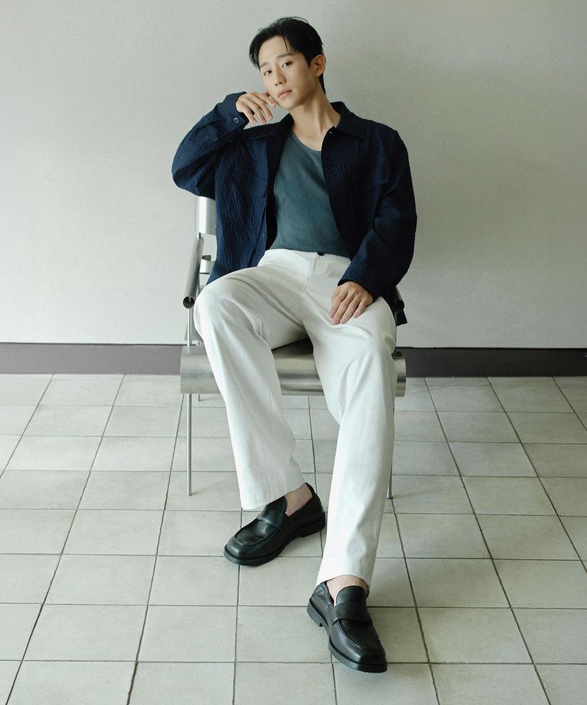 MINDBRIDGE [Premium] Adjust Semi-Wide Texture Variation Pants - 2 Colors