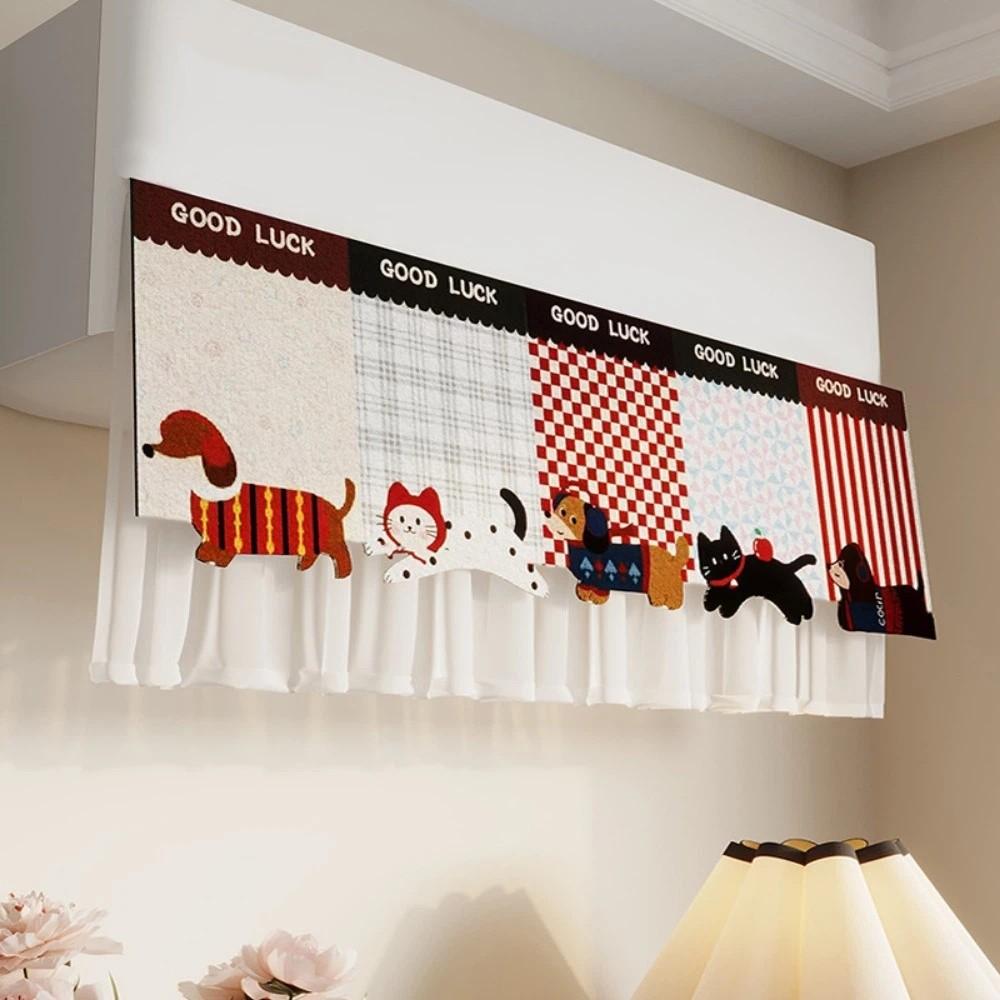 Anti-Direct Blowing AC Wind Deflector Curtain Self-Adhesive Air Outlet Cover  Bedroom