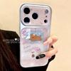 Applicable To Apple 17promax Mobile Phone Case Cartoon New Iphone15 Lens All-inclusive Female Smudge Apple Puppy