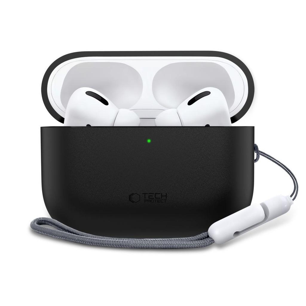 Etui ochronne silikonowe na słuchawki AirPods Pro 3 - czarne