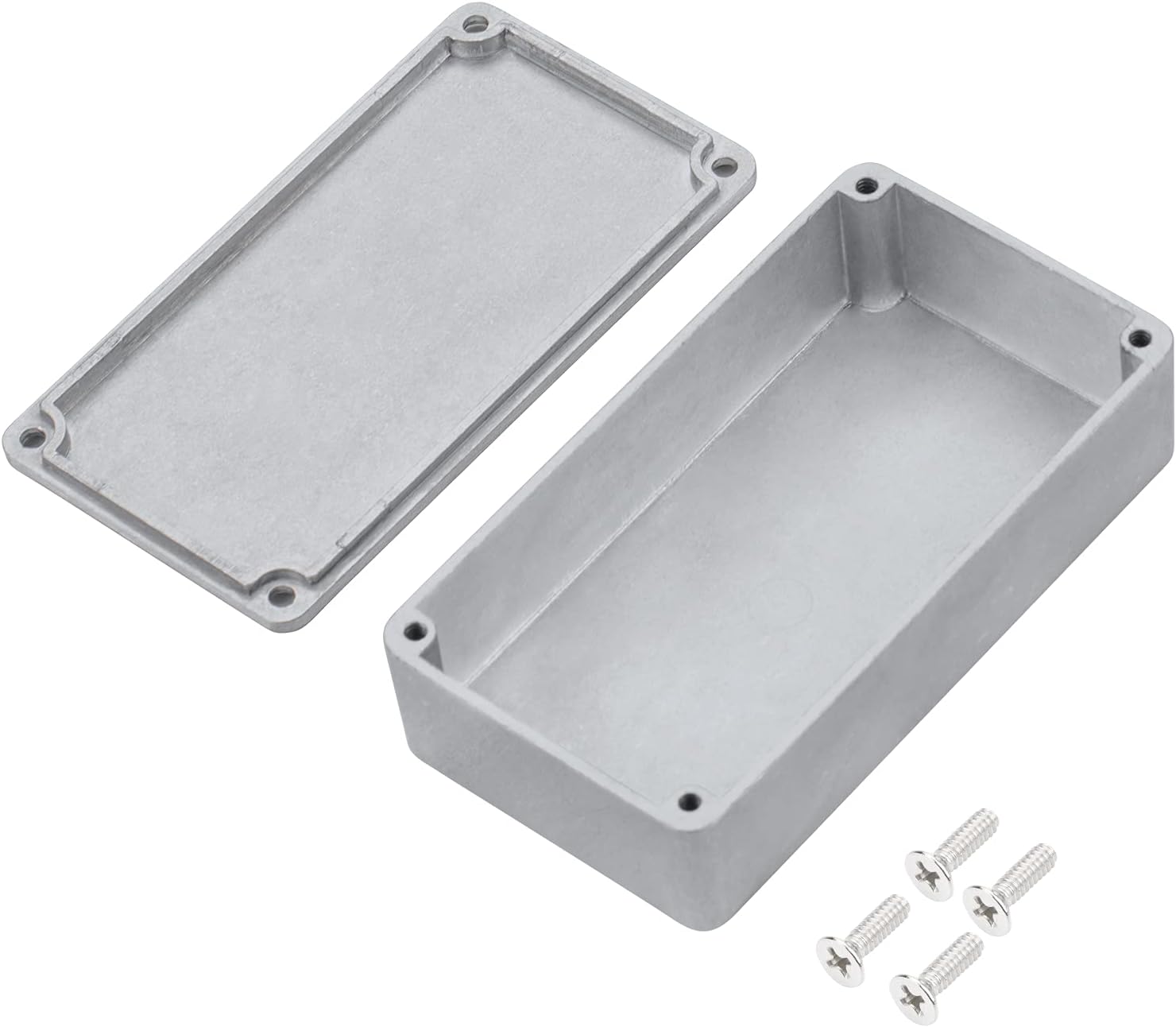 

1590B Aluminum Guitar Pedal Enclosure Kit - Diecast/CNC 112x60x31mm w/Stainless Screws