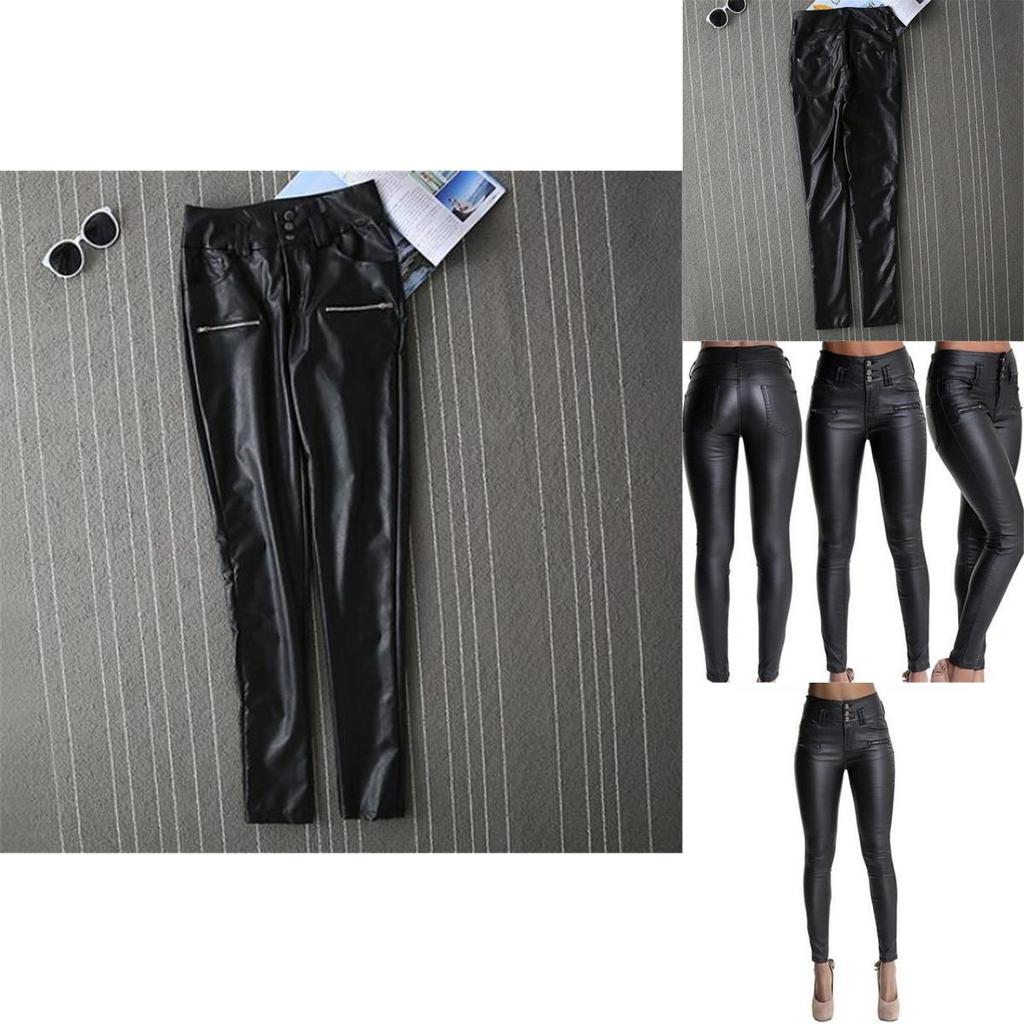 Womens Sexy Fashion Faux Leather Tight Pants With Premium Quality And Timeless Appeal