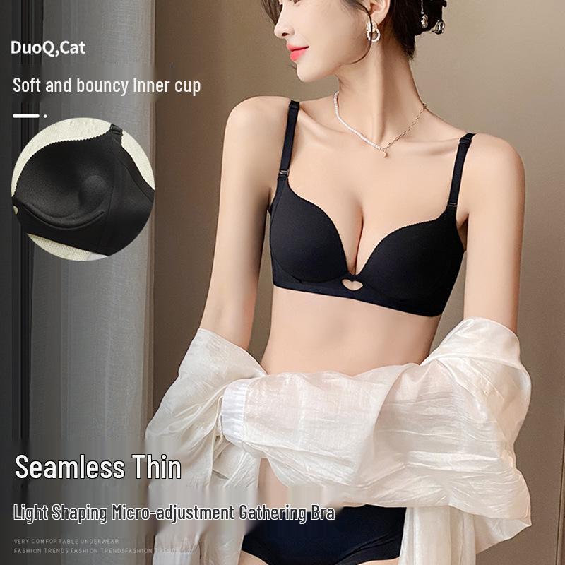 Oryginalna Czerwona Bielizna Ślubna Push-Up Zestaw Biustonosza z Bocznym Wsparciem