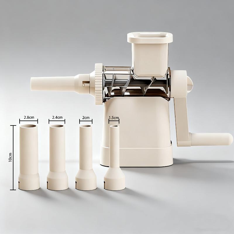 

1 Set Manual Sausage Stuffing Machine for Homemade Sausages Stainless Steel Sausage Syringe Meat Injector Tool Kitchen Gadgets белый