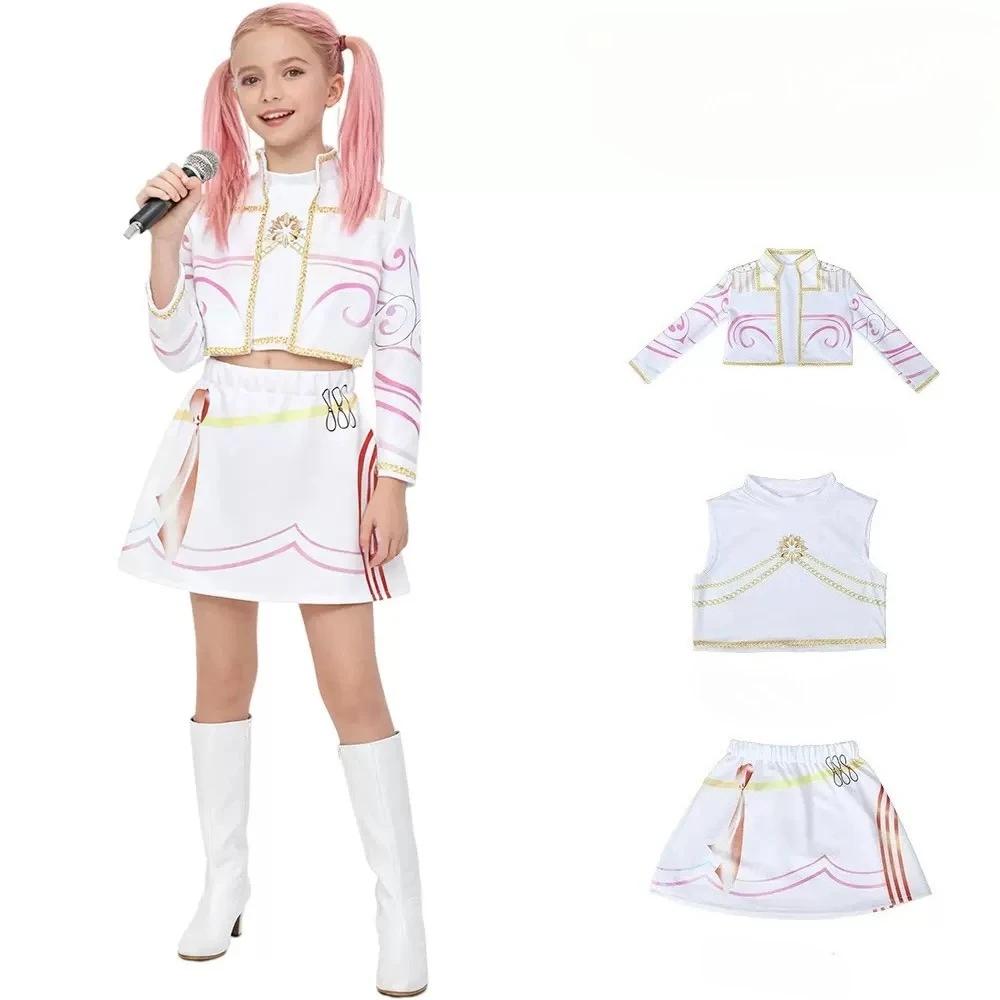 Yeni Savaşçı K Pop Kostümü Rumi Kostümü Zoey Cosplay Mira Kıyafetleri Siyah 3D Baskı Kız Grubu Kadın Cadılar Bayramı Kostümleri Kıyafetler