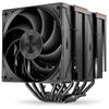 CPS RZ620 BLACK, a 158mm High-end Twin-tower Side-flow CPU Cooler with Anti-gravity Heatpipes and Triforce Design Technology.