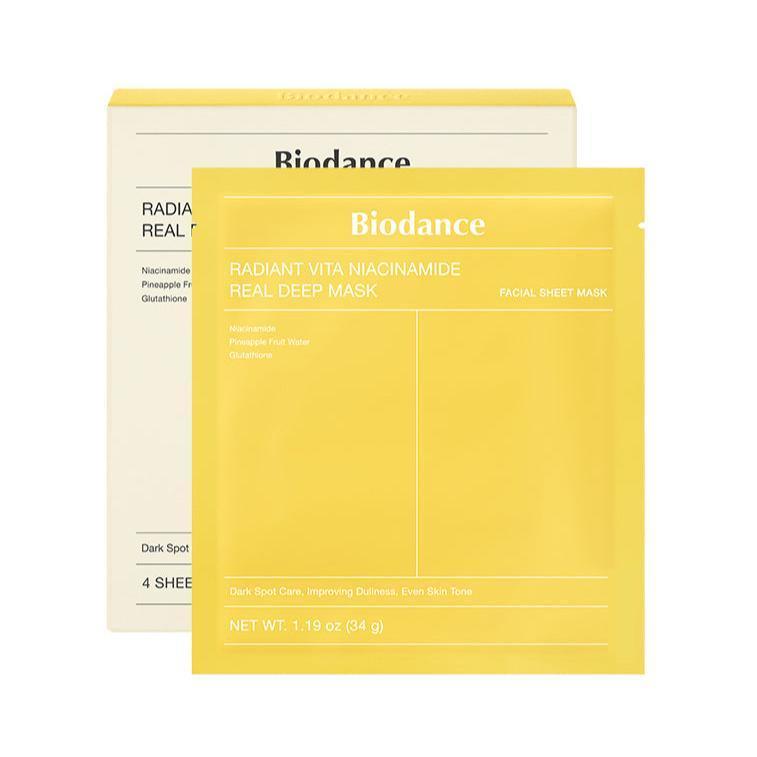 

Biodance Radiant Vita Niacinamide Real Deep Mask Set 4ea ORIGINAL STORE